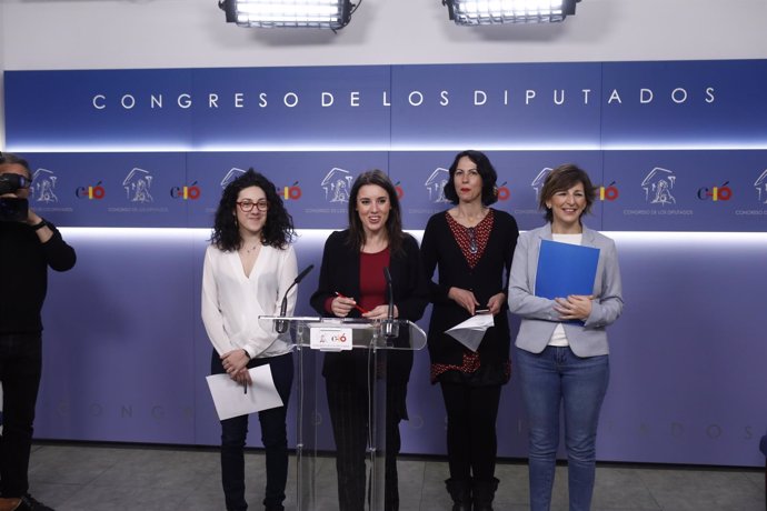 Declaraciones de diputadas de Unidos Podemos en el Congreso