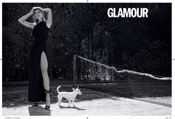 Garbiñe Muguruza posa para la revista Glamour