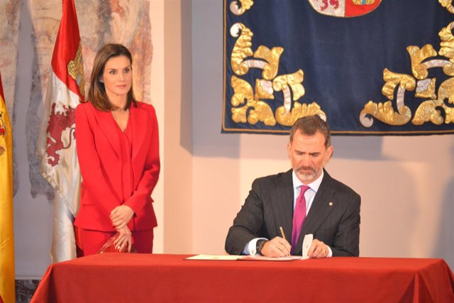 Valladolid (22-03-2018).- Felipe VI conmemora las Capitulaciones de Magallanes