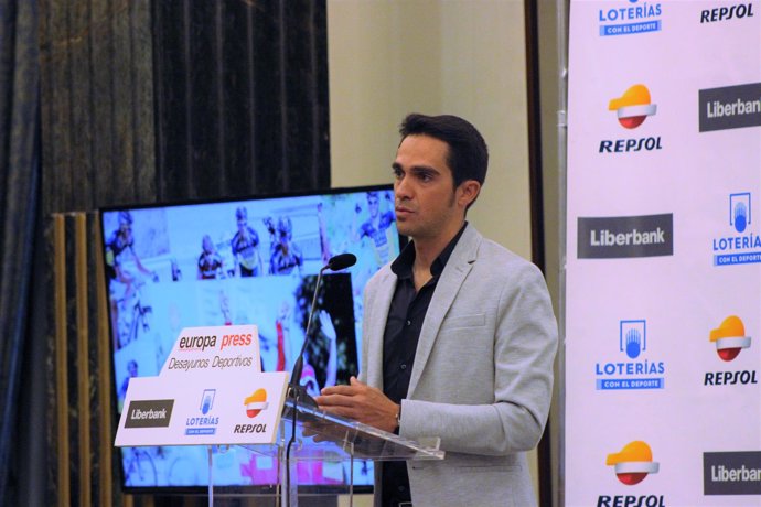 Alberto Contador, desayunos deportivos