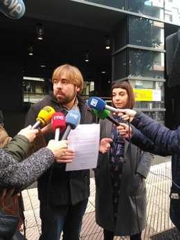 El secretario general de Podemos Asturies, Daniel Ripa