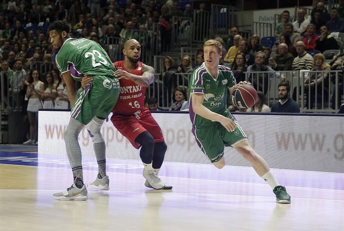 Alberto Díaz en el Unicaja - Montakit Fuenlabrada