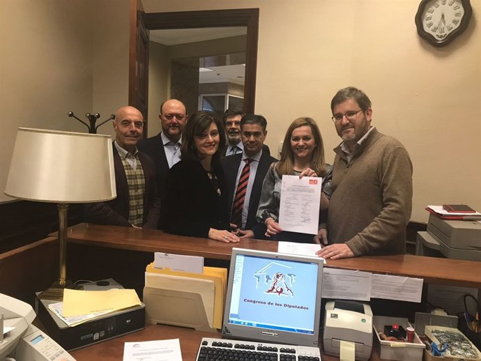 Serrano sostiene la PNL que ha presentado junto a otros diputados del PSOE