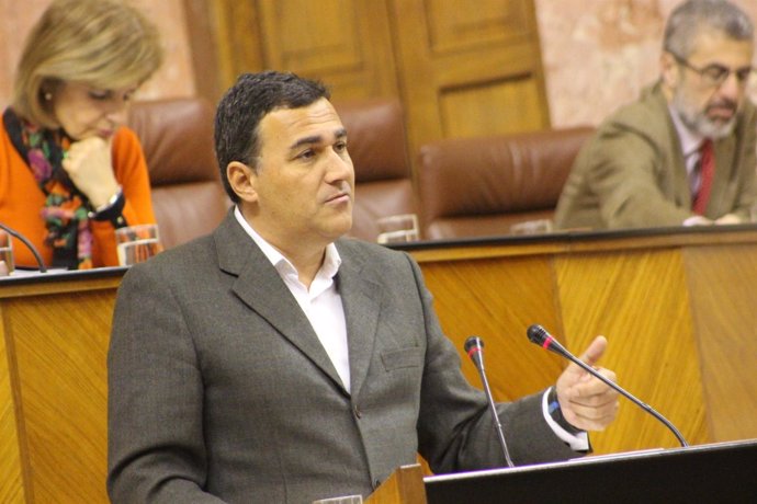 El diputado de Cs Andalucía Carlos Hernández
