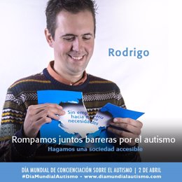 Imagen de campaña del movimiento asociativo del autismo en España