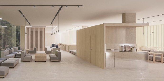 Habitación de hotel del futuro