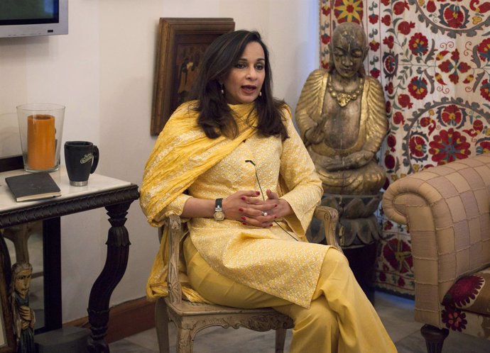 La senadora paquistaní Sherry Rehman.