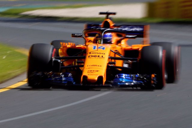 Fernando Alonso en los libres del Gran Premio de Australia