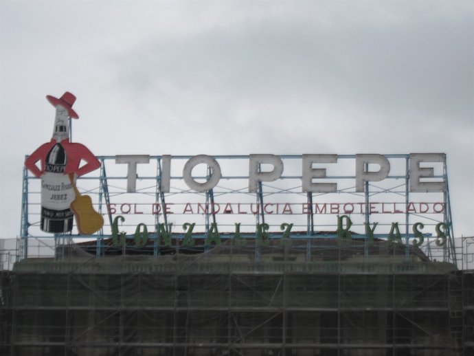Cartel Tío Pepe en Madrid