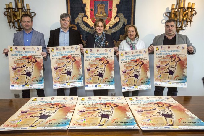 Presentación del torneo internacional de balonmano juvenil 