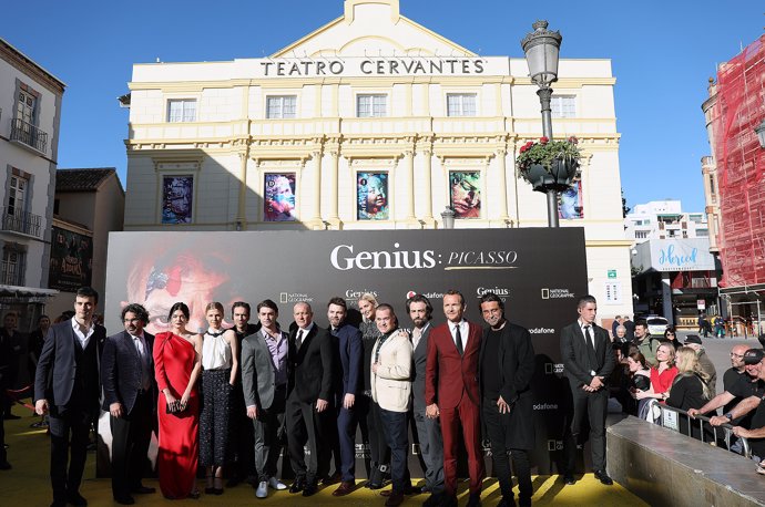 Estreno mundial de Genius Picasso en el teatro Cervantes de Málaga capital marzo
