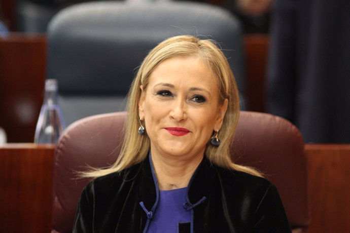 Cristina Cifuentes en la Asamblea de Madrid