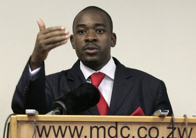 Nelson Chamisa, líder del Movimiento por el Cambio Democrático (MDC)