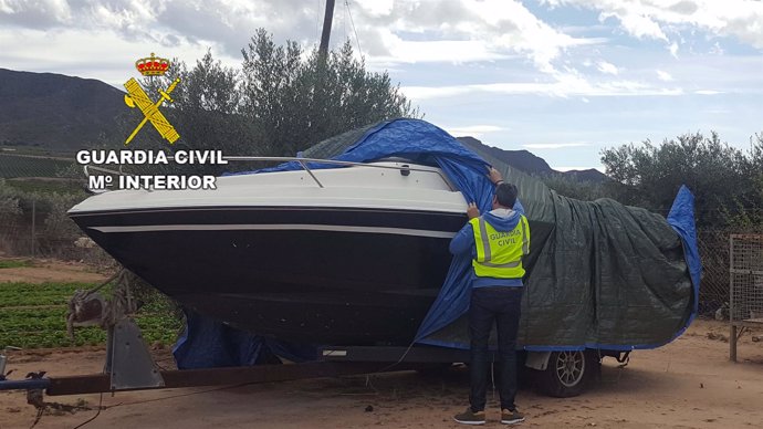Embarcación cuyo robo se había denunciado en Almería