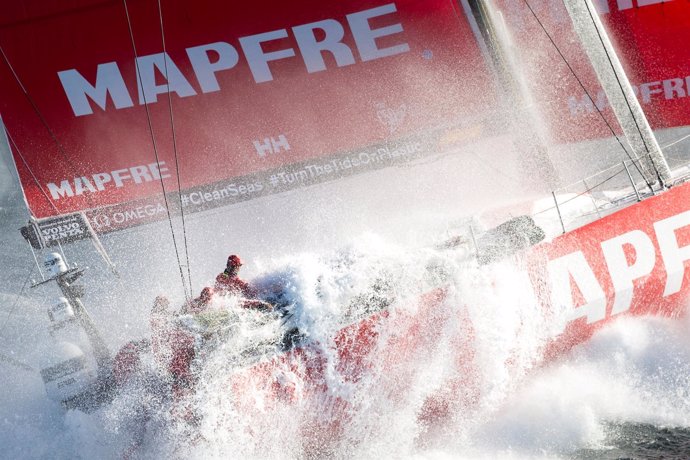  Maria Muina I MAPFRE. Start Of Leg 2 From Lisbon To Cape Town. Salida De La Et