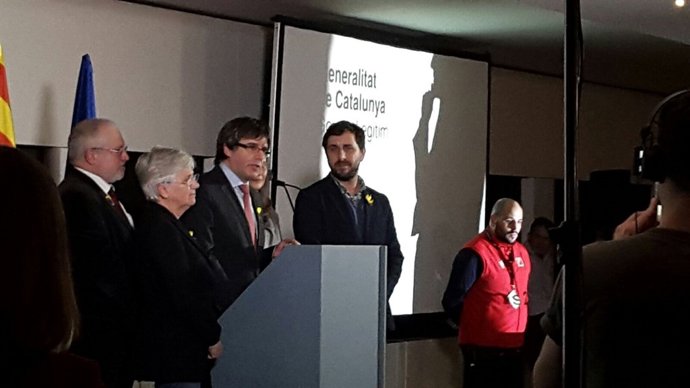  Carles Puigdemont i Toni Comín (Arxiu)