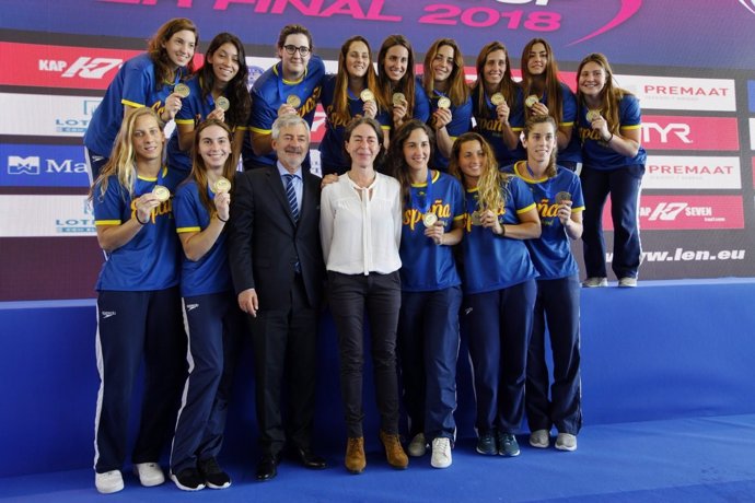 Selección española waterpolo femenino bronce Europa Cup