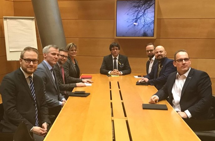  Carles Puigdemont a la Universitat d'Hèlsinki