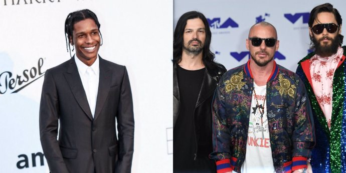 A$AP Rocky y Thirty Seconds to Mars