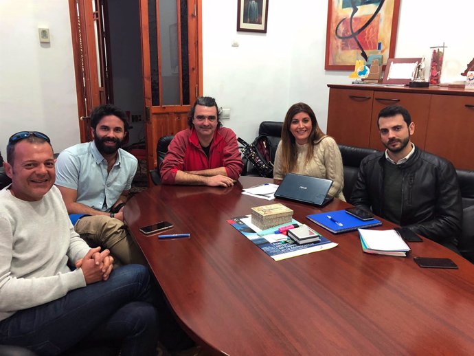 Reunión en Almería con la productora de la serie 'Los nuestros 2'