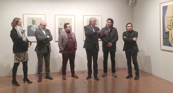 Inauguración de la muestra Gráfica 20 en la Fundación Santa María de Albarracín.