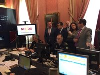 Antonio Sanz destaca el dispositivo de seguridad de Sevilla para poder "disfrutar" de una Semana Santa "serena"