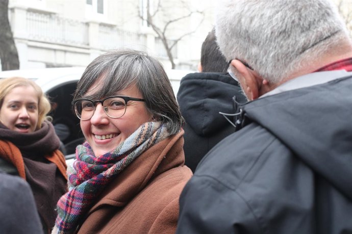 Mireia Boya llega al Tribunal Supremo para declarar por el proceso soberanista