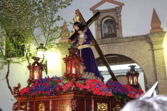 Nazareno de la Semana Santa de Lanjarón (Granada)
