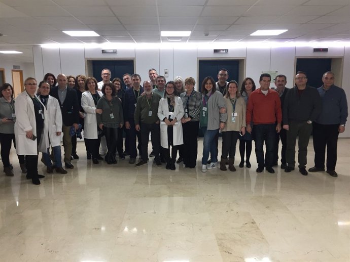 Profesionales sanitarios en Granada