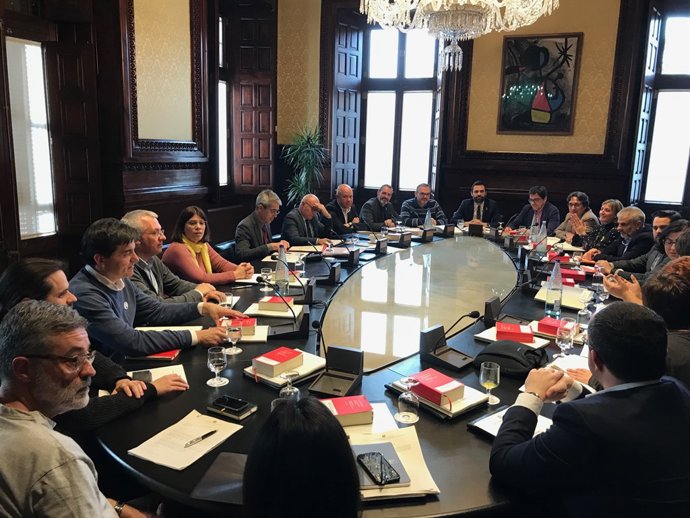 Reunió anterior de la Junta de Portaveu del Parlament