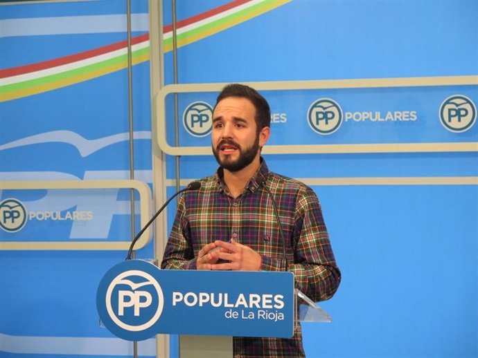 El portavoz del PP en Villamedianam, Rubén Gutiérrez
