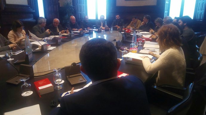 Reunió de la Junta de Portaveu del Parlament