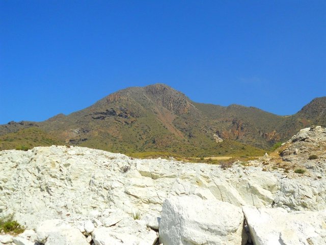 Loma pelada, en Cabo de Gata