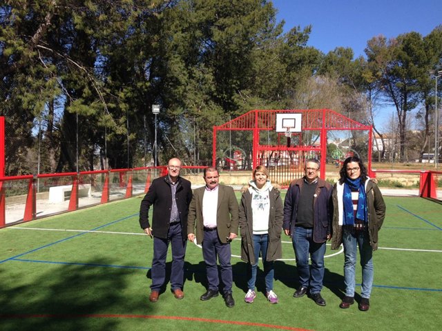 Visita a las pistas deportivas