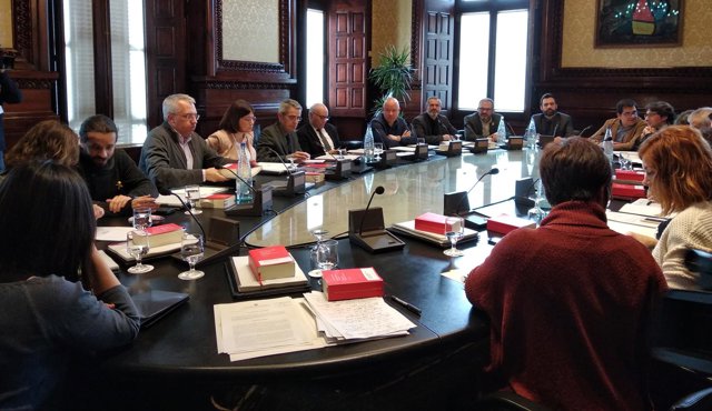 Junta de Portavoces en el Parlament de Catalunya