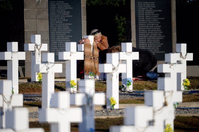 Cementerio Darwin en las Malvinas