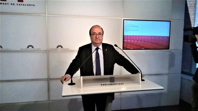 El líder del PSC, Miquel Iceta