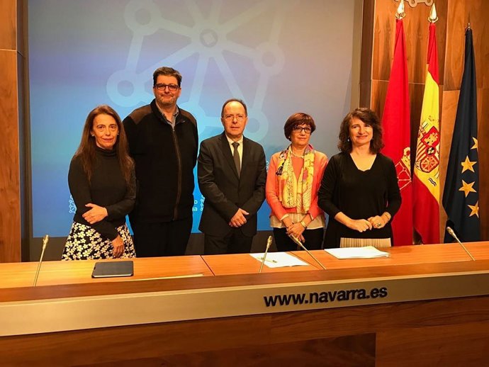 Rueda de prensa de este martes.