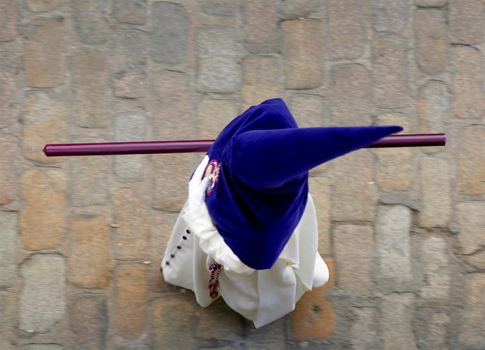 Nazareno en la Semana Santa de Sevilla 2018