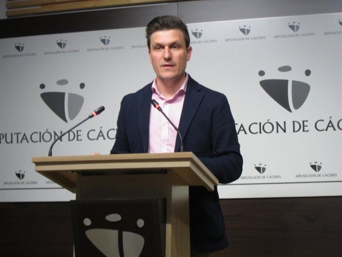 Fernando García Nicolas, portavoz de la Diputación de Cáceres     
