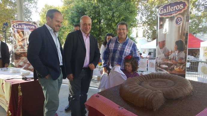 Algar (izda.) en una de las actividades de la pasada edición en Rute