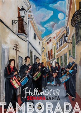 Cartel tamborada de Hellín 2018