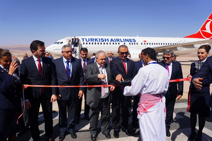 Turkish Airlines estrena sus vuelos a Aqaba                       