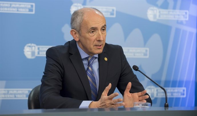 Foto de archivo de Josue Erkoreka tras en Consejo de Gobierno