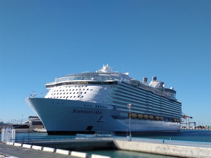 Symphony of the Seas en su estreno en Málaga 