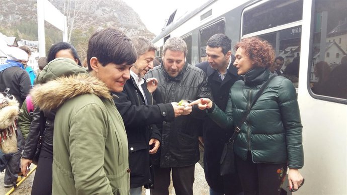 Soro en la actividad MasTrenChef del proyecto Canfranero 2.0 