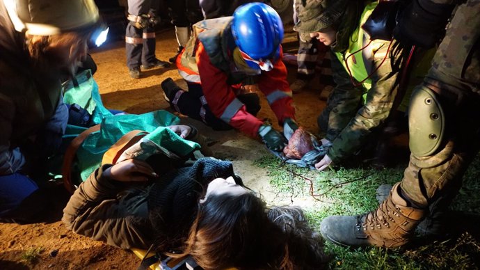 Simulacro de emergencias en atentado terrorista en Sevilla