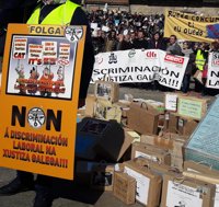 Sindicatos de justicia critican el "cinismo" de Rueda y avanzan otra "gran manifestación" en Santiago el 7 de abril