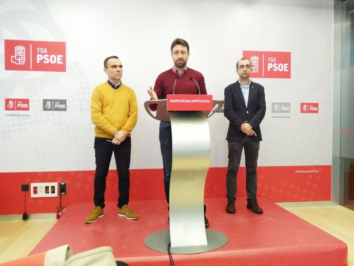 Iván Fernández, Enrqiue Fernández y José Víctor Rodríguez, FSA. 