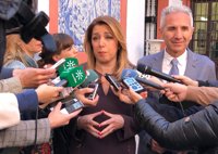 Susana Díaz ve unos PGE para "apagar incendios" y no "tolerará nuevo recorte" en inversiones